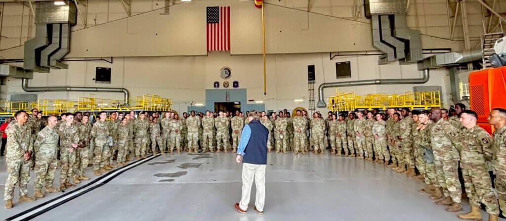 Reeves thanks Mississippi National Guard deploying to Washington for America250
