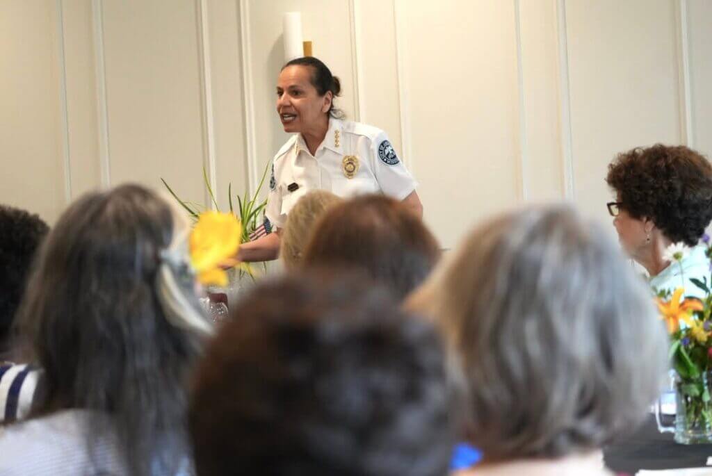 Jackson police chief addresses League of Women Voters on public safety, democracy