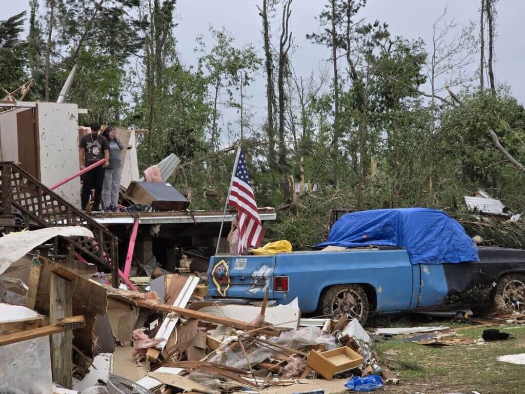 Two EF3 tornadoes carve paths across south Mississippi