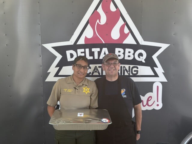 Delta BBQ, Pafford EMS provide barbecue to Sheriff's Office