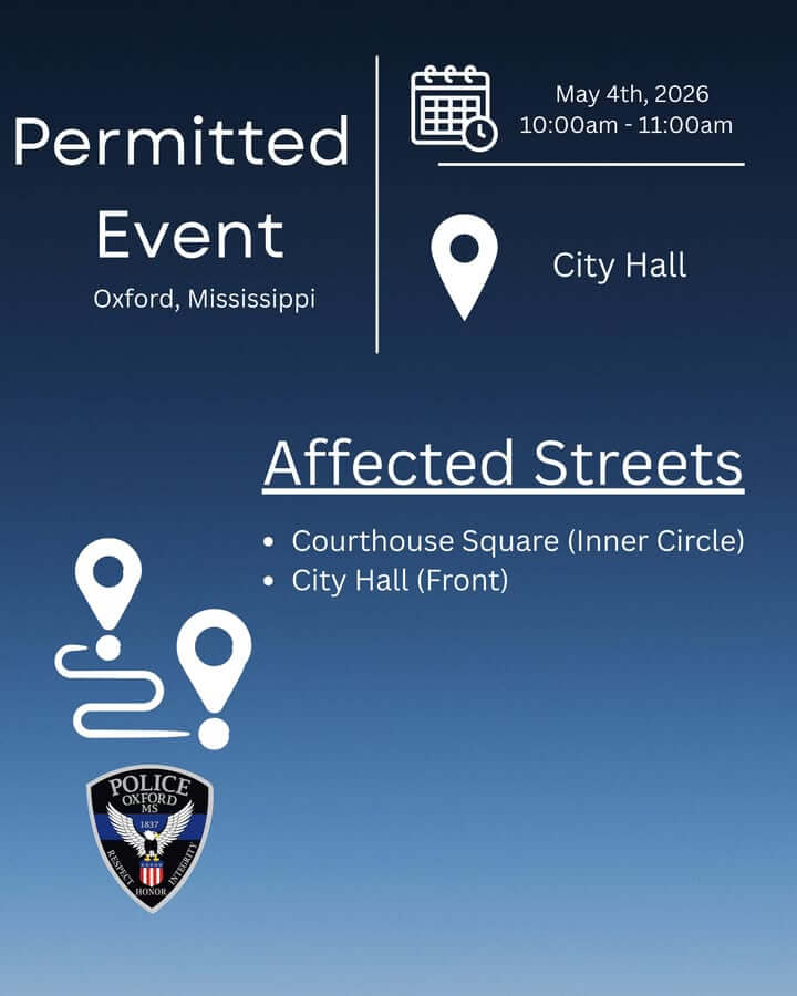 Permitted event impacts traffic around Courthouse Square