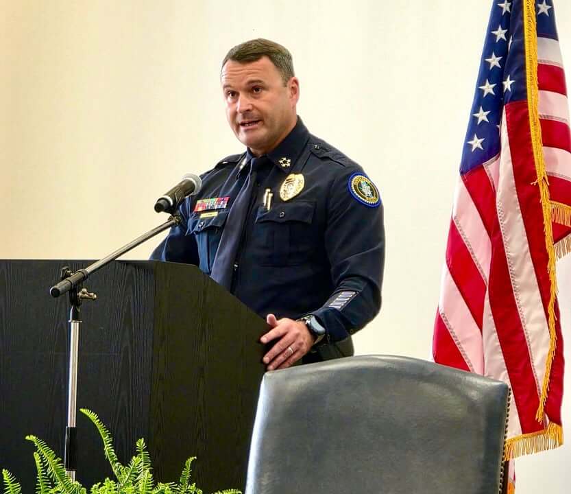 Chief Kern presents safety briefing at Southaven chamber luncheon