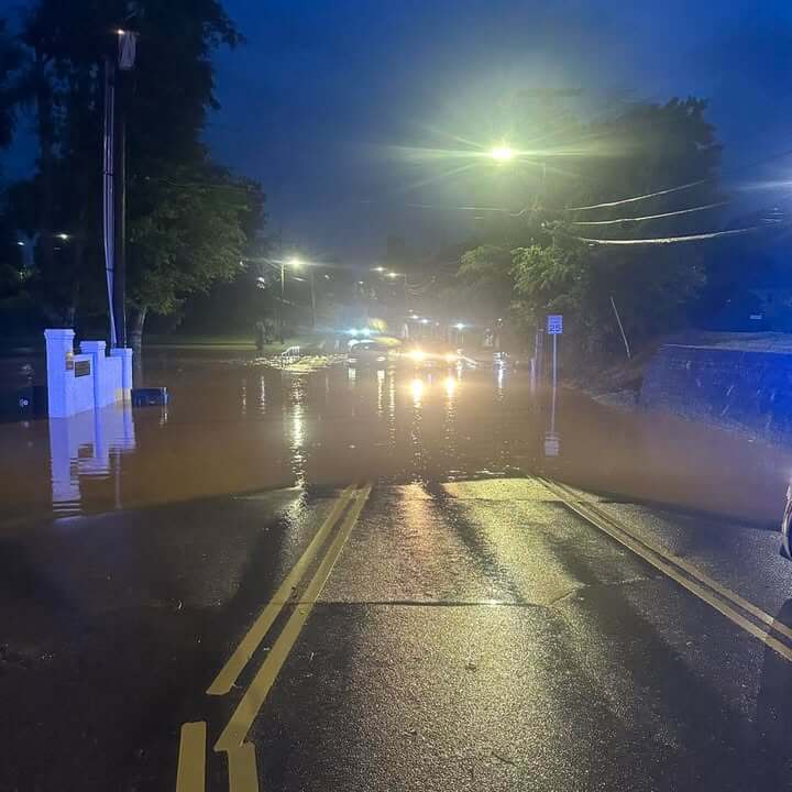 Hathorn Road reopens after flooding; Oxford streets briefly impassable