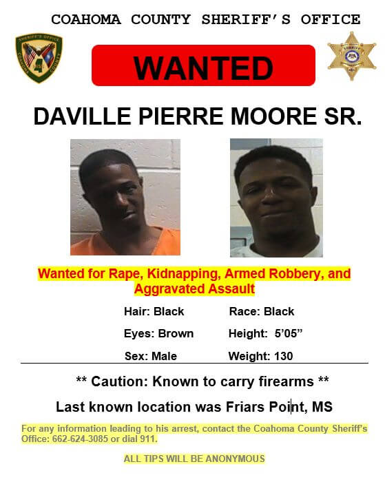 Coahoma County Sheriff's Office posts on Facebook