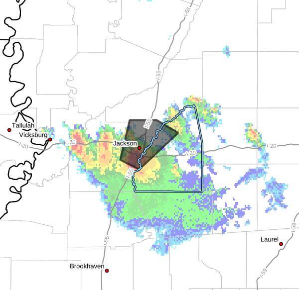 NWS issues severe thunderstorm warning for Jackson-area communities