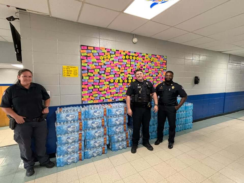 BMS thanks Booneville police after field day