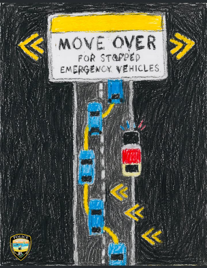 Mississippi requires drivers to move over for stopped emergency vehicles