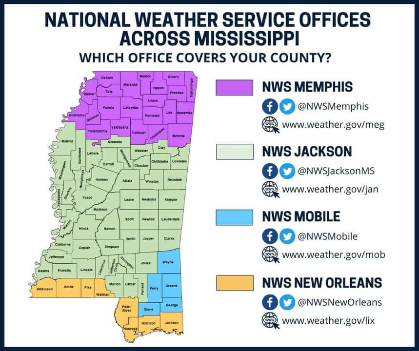Know county location to shelter during severe weather