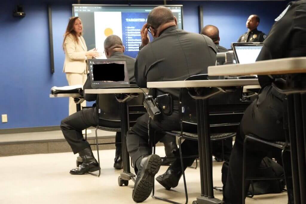 Chief Brackney holds executive staff meeting Monday