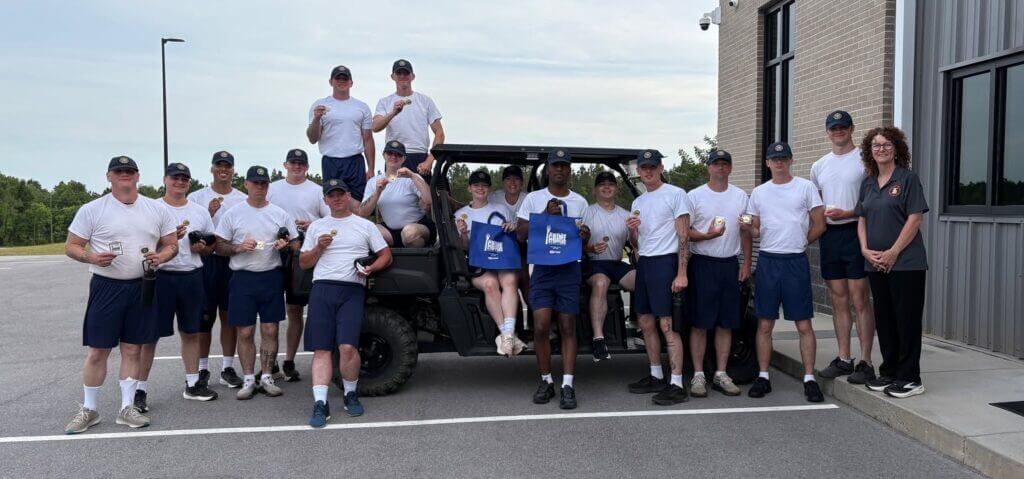 Massey urges cadets to promote Crime Stoppers at Harrison County academy