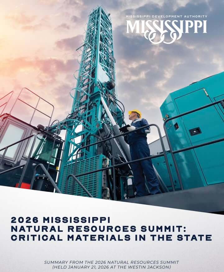 Mississippi releases strategy to build critical minerals industry
