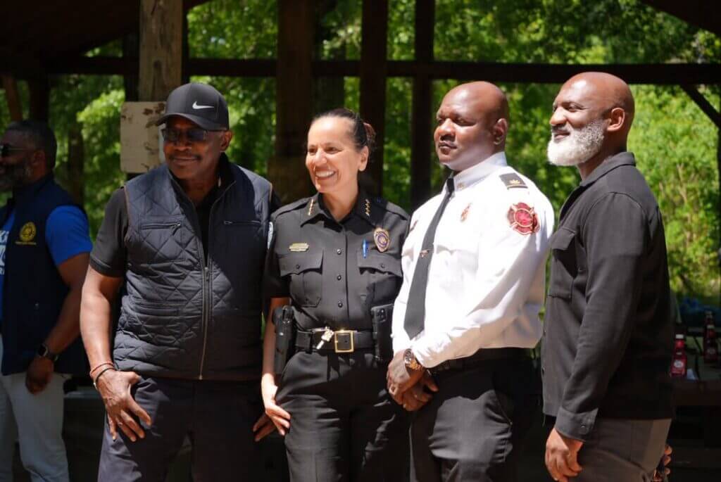 Jackson police celebrate teachers at Lefleurs Bluff