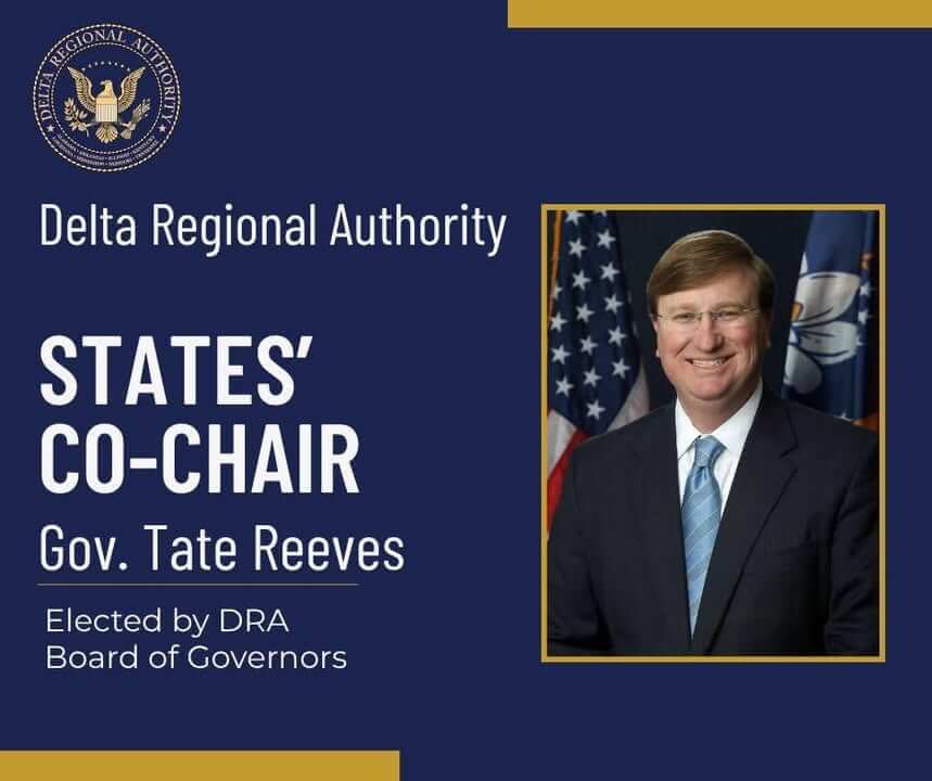 Mississippi official named 2026 Delta Regional Authority states co-chair