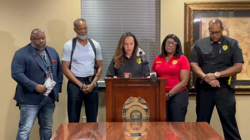 Chief Brackney holds press conference on triple homicide