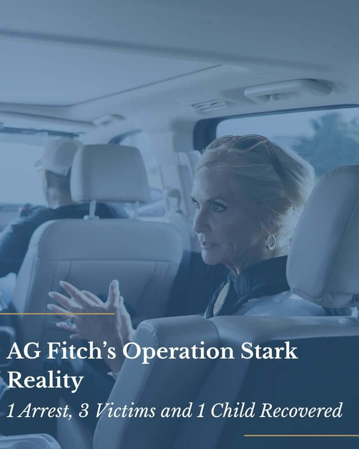 Mississippi AG ends Operation Stark Reality, rescues three trafficking victims