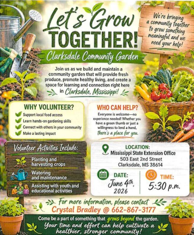 Sheriff's office praises community garden, urges volunteers