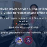 Starkville Driver Service Bureau closes for move, reopens June 22 Starkville Driver Service Bureau closes for move, reopens June 22