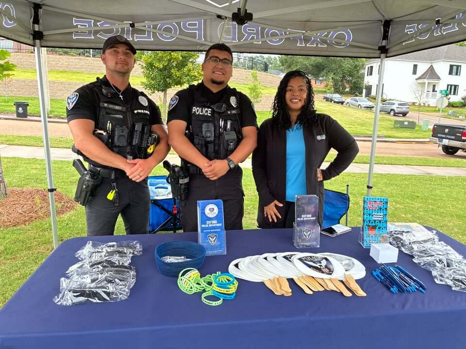 Oxford police attend Juneteenth celebration despite rain