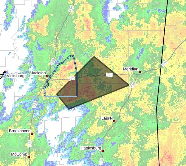 Strong thunderstorm moves through Scott, Smith, Newton, Rankin, Simpson, Jasper counties