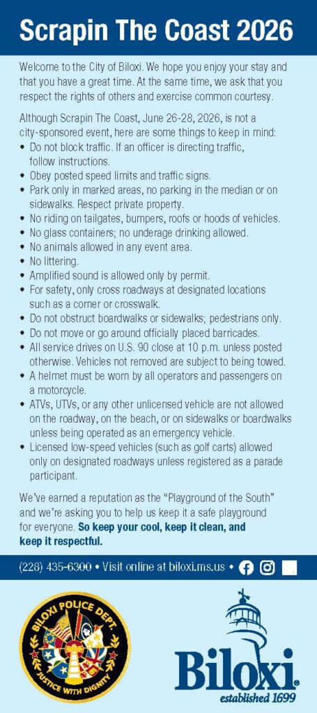 Biloxi posts brief notice, photos on Facebook