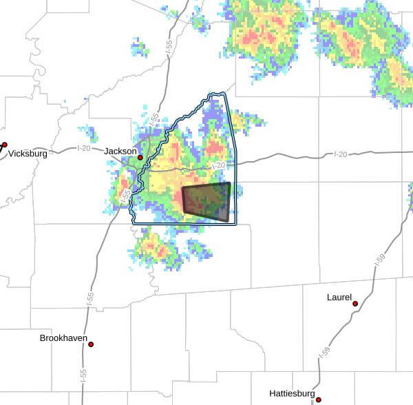 Strong thunderstorm moves through southeastern Rankin County