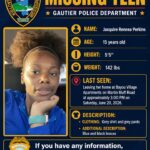 Gautier police seek missing 15-year-old last seen June 20 Gautier police seek missing 15-year-old last seen June 20