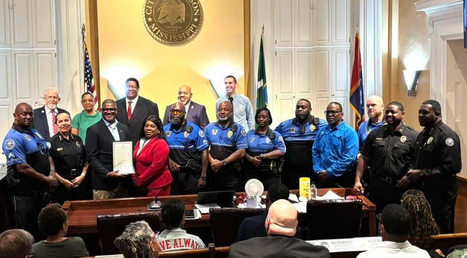 Jackson City Council recognizes retiring police captain