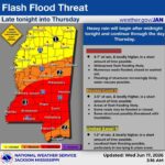 Mississippians face flash flood risk as heavy rain forecast Mississippians face flash flood risk as heavy rain forecast