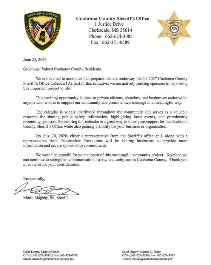 Coahoma County Sheriff's Office posts photos on Facebook