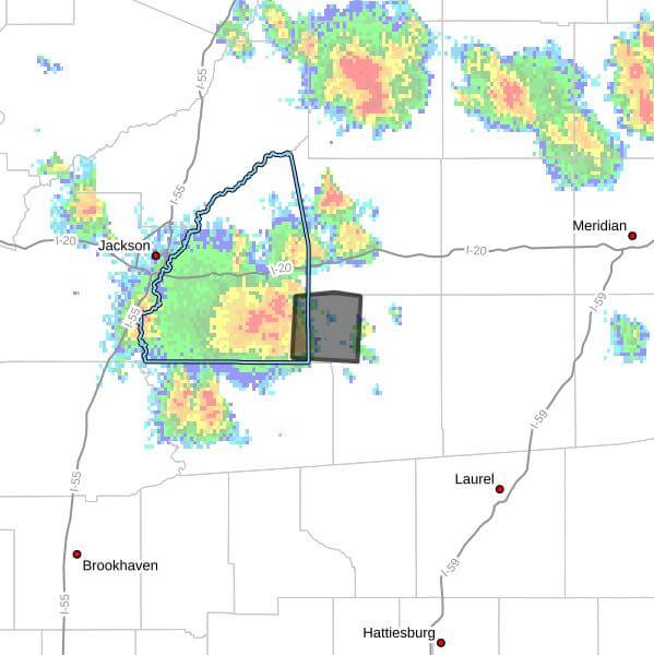 Strong thunderstorm moves through southeastern Rankin, northwestern Smith counties