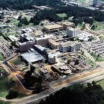 Aerial film scan shows campus growth amid construction Aerial film scan shows campus growth amid construction