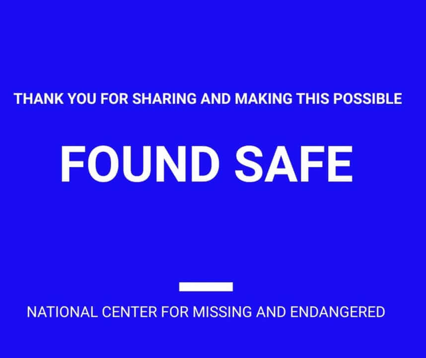 Facebook update says Tyler Hall found safe