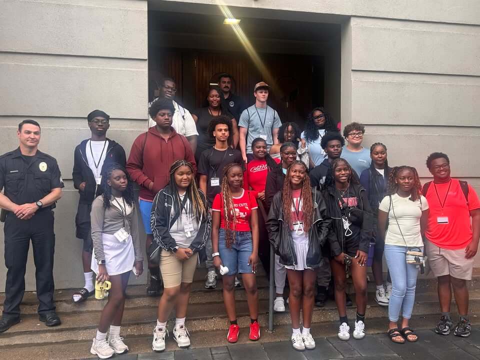 Starkville police meet Junior Civics Leadership Academy students
