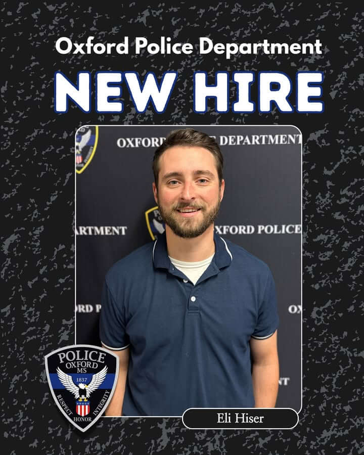 Oxford Police Department welcomes new patrol officer