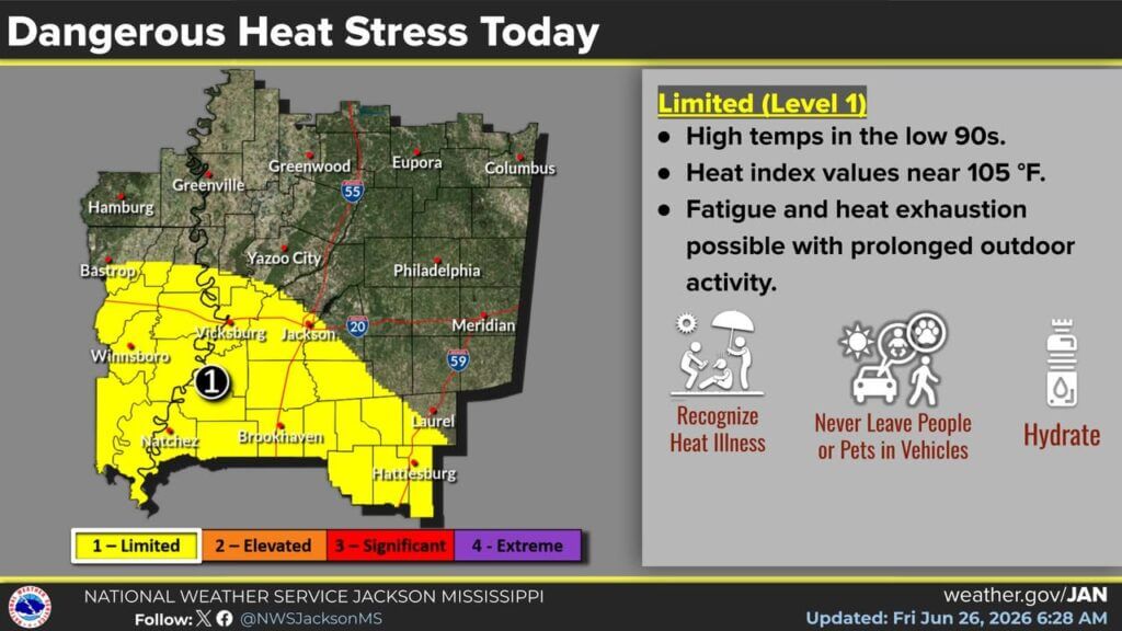 NWS Jackson posts photos on Facebook