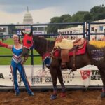 Olivia Jones and horse Red represent Mississippi at Rodeo 250 Olivia Jones and horse Red represent Mississippi at Rodeo 250