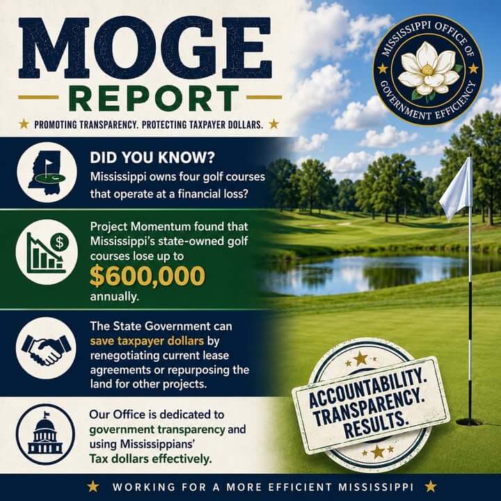 Report finds state wastes up to $600,000 annually on golf course leases