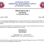 Safe room opens in Hancock County Safe room opens in Hancock County