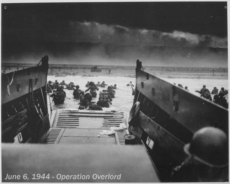 Allies launch Operation Overlord, land in Normandy