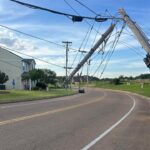 Anchorage Road closed after power pole struck Anchorage Road closed after power pole struck