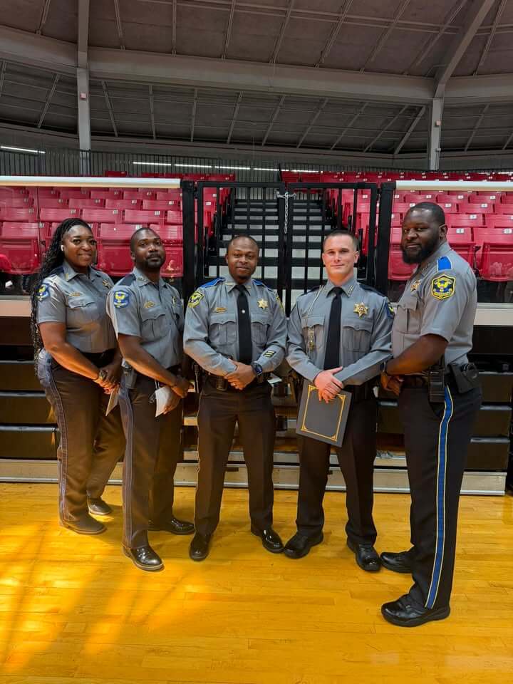 Deputy Marcus Herrington completes police academy