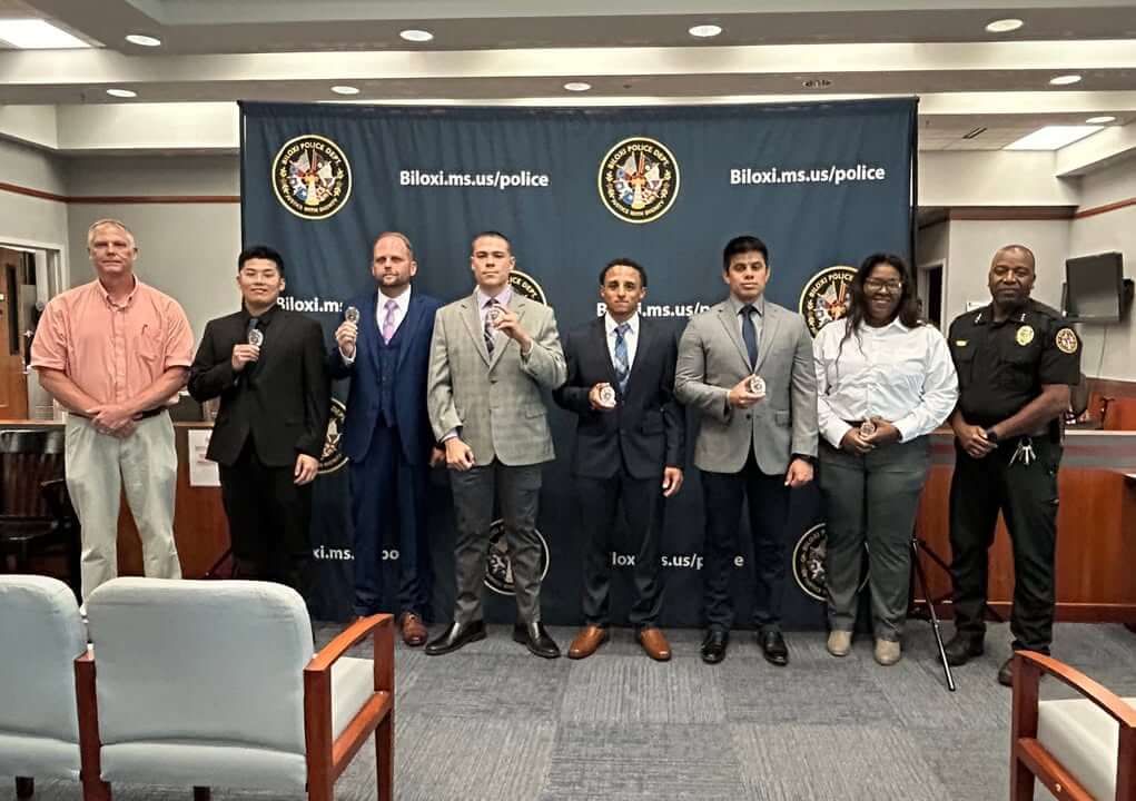 Biloxi Police swear in six new officers