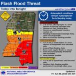 National Weather Service warns heavy rain, flooding in Mississippi Friday National Weather Service warns heavy rain, flooding in Mississippi Friday