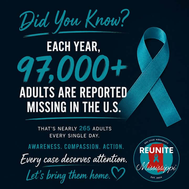 Post highlights 97,000 adults reported missing annually