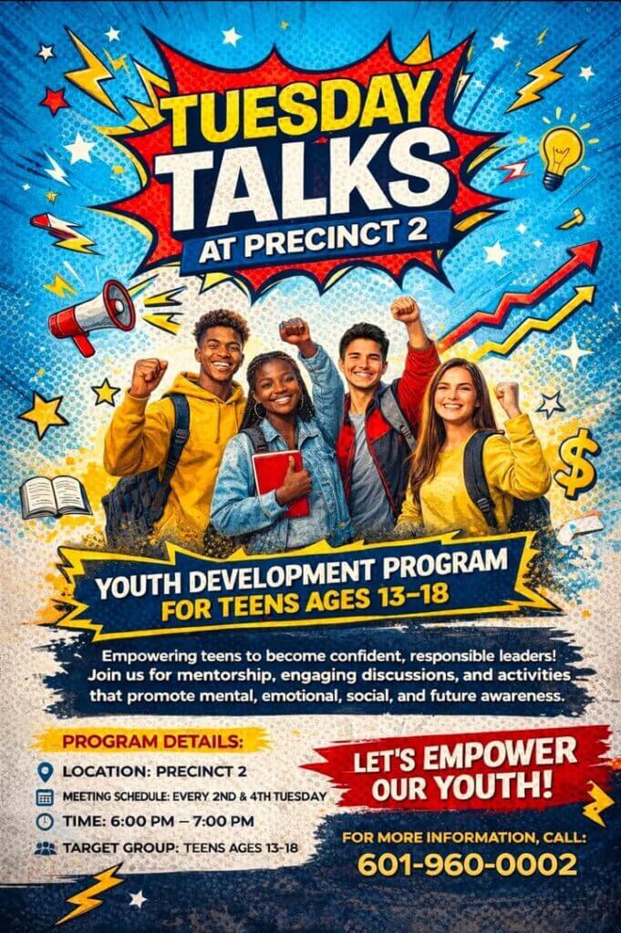 Tuesday Talks at Precinct 2 postponed to June 30