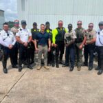 Ocean Springs police escort Secretary of the Navy to Ingalls Shipbuilding Ocean Springs police escort Secretary of the Navy to Ingalls Shipbuilding