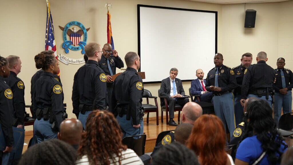 Police recruit Class 45 graduates