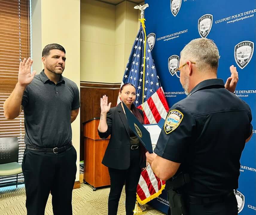 Gulfport Police Department welcomes two new officers