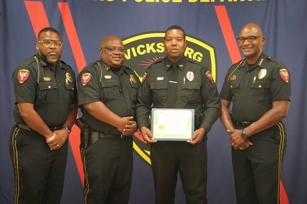 Vicksburg police welcome new officer after academy graduation