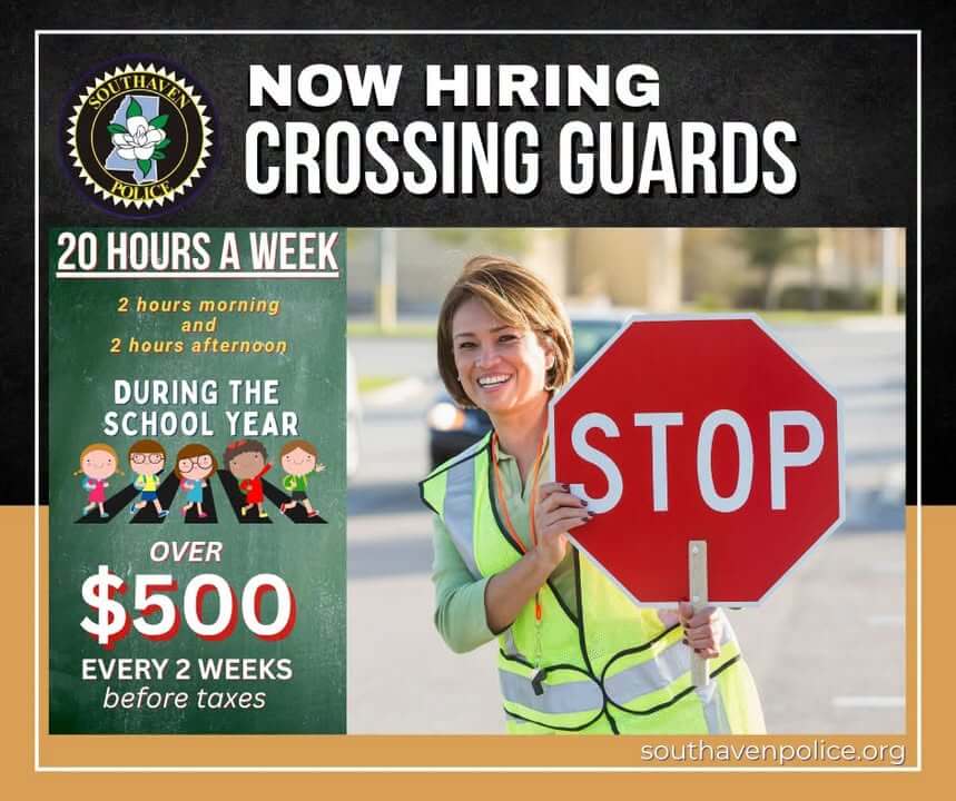 Southaven seeks crossing guards as school year begins